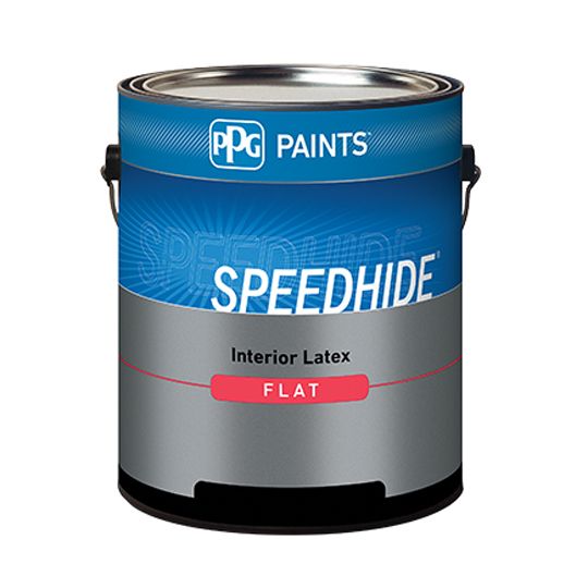 PPG Industries (6-87) Speedhide Interior Latex Flat with Neutral Base - 5 Gallon Pail