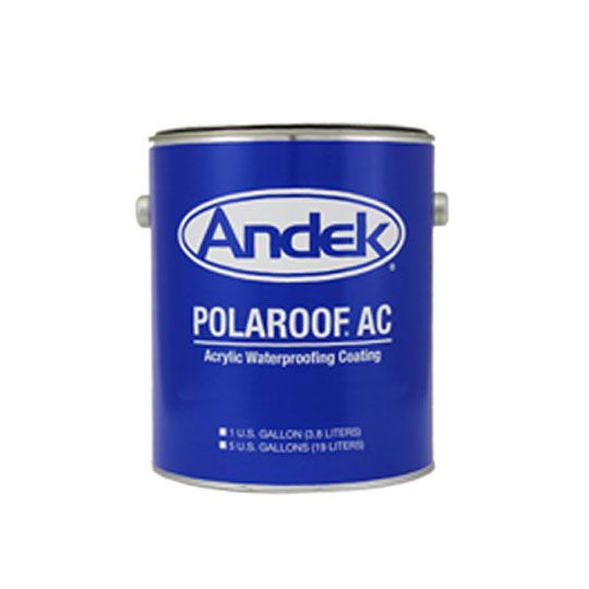 Andek Polaroof AC Acrylic Waterproofing Coating - 1 Gallon Pail