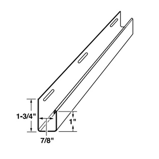 Mastic 7/8" Vinyl All Purpose J-Channel with 1" Face — ACOMVJ071352