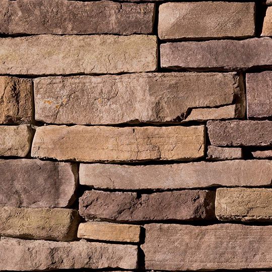 Eldorado Stone Mountain Ledge Flat Stone - 110 Sq. Ft. Box — ELCMLF0089BB