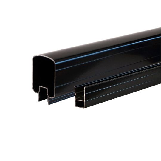 Regal Ideas 6' O/C Stair Top & Bottom Rails for Aluminum Picket Railing — RIXSTBR6BL