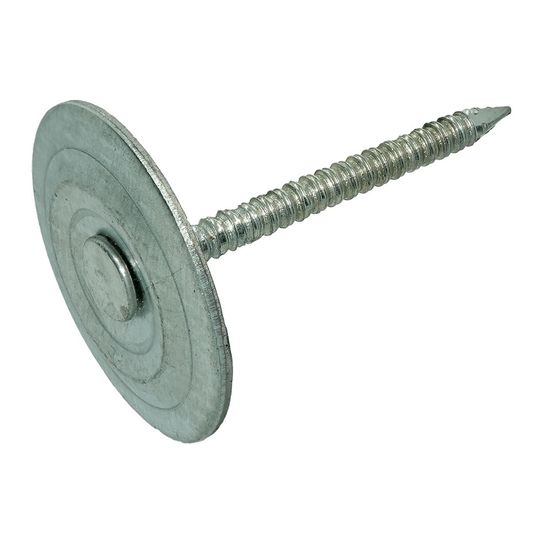 PrimeSource 1-3/4" Round Metal Cap Nails - 25 Lb. Bucket
