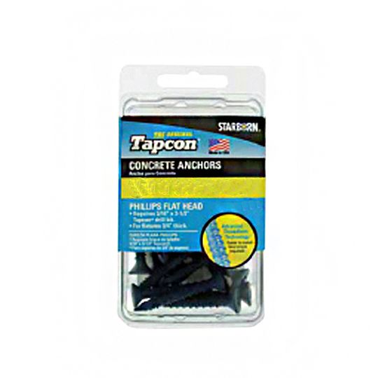 Starborn Industries 1/4 x 5" Tapcon Hex-Head Anchor - Carton of 100
