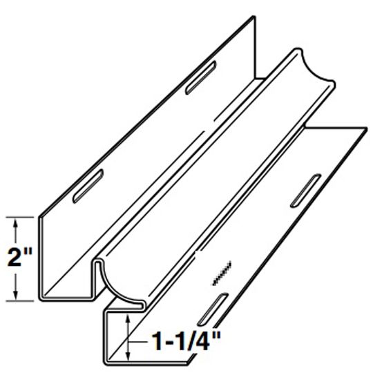 Mastic 1-1/4" x 10' Structure Inside Corner Post — ACOSRICP12544