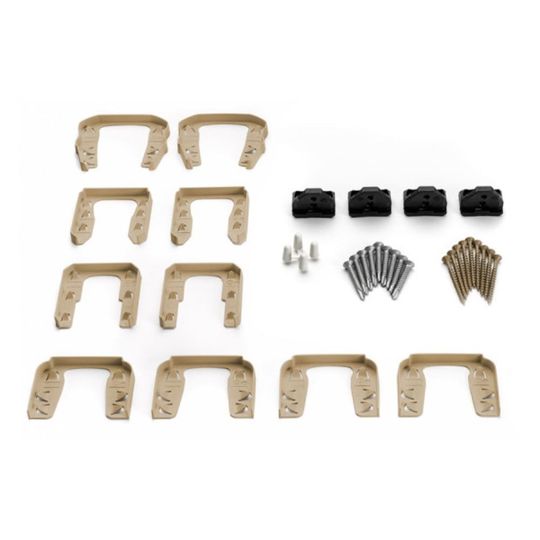 Trex Transcend Mounting Hardware Kit for Horizontal Cut Rails — TRXTMHCRHRS