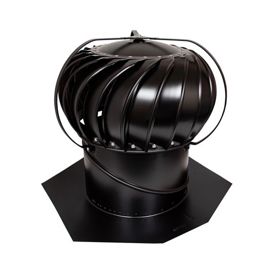 Air Vent 14" Airhawk Aluminum Externally Braced Wind Turbine — AIRATE14BL