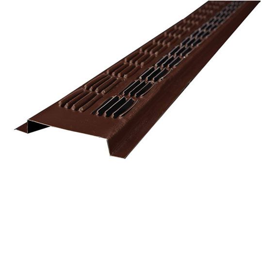 Lomanco 8' Model-105 Continuous Soffit Vent — LOM105BR
