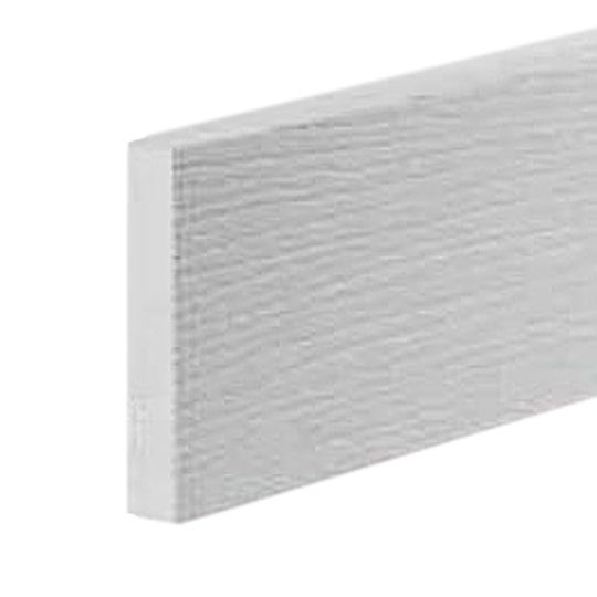 Wolf Home Products 1" x 4" x 18' PVC Woodgrain Trimboard