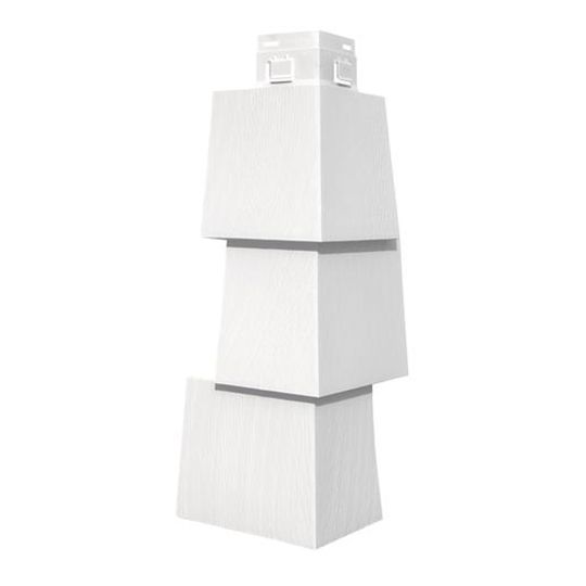 CertainTeed Siding Triple 5" Straight Edge Sawmill Offset Mitered Cornerpost — CERMCT5SMCW