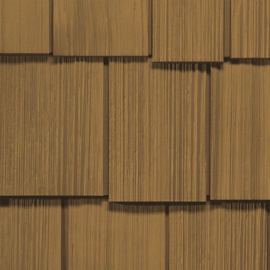 CertainTeed Siding Cedar Impressions Double 9" Staggered Rough-Split Polymer Shake Siding — CERCID9RSSMC
