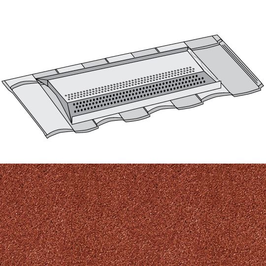 Unified Steel EZ-Vent Barrel-Vault Tile — Metal Roofing — BOREZVBVBA