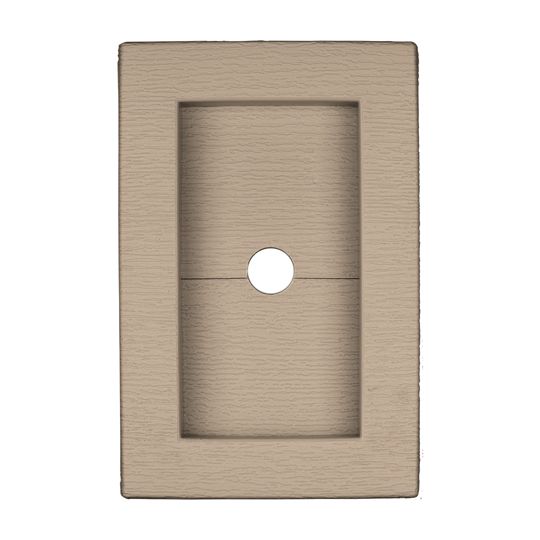 Mid-America Split Mount Water Management Block for Fiber Cement Siding — MABFCSB221