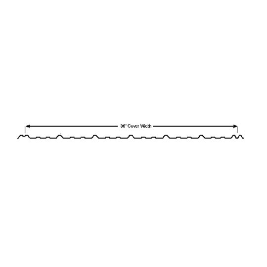 Everlast Roofing 28 Gauge Everdrain Omni Series Panel