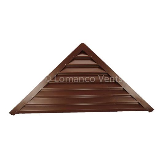 Lomanco Model-908 Adjustable Vari-Pitch Triangular Gable Louver — LOM908BR