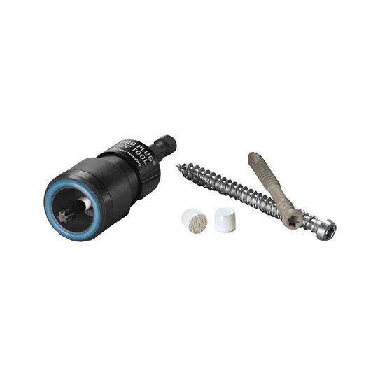 Starborn Industries #10 x 2" Pro Plug Epoxy Coated Smooth Screw System for Restoration Millwork - 250 Lin. Ft. Kit