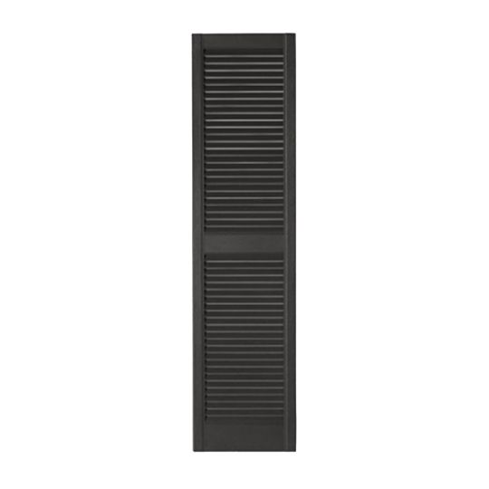 Mastic 12" x 59" Standard Open Louvered Shutters - Regular Style — ACOVINLV1259PE