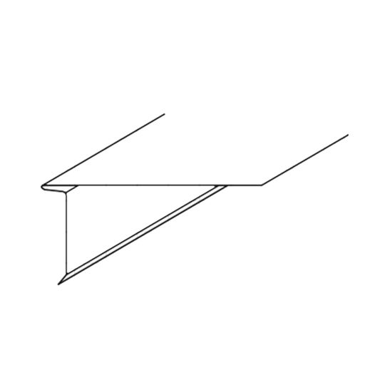Metal Sales 10' D 2 Aluminum Drip Edge — Metal Roofing — MTSDED2BR