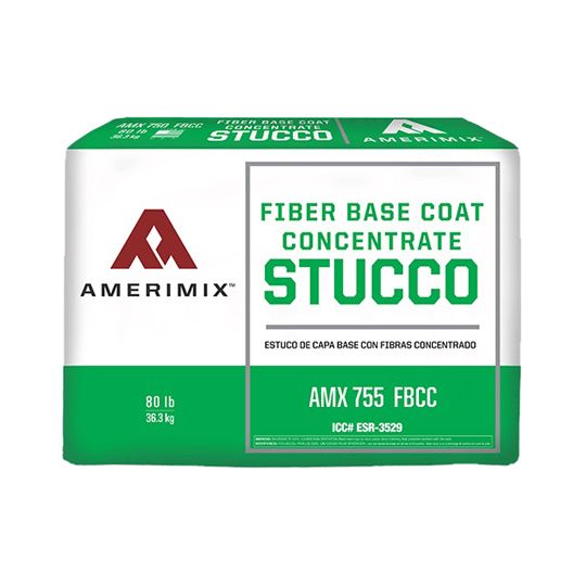 Amerimix Amx 755 Fbcc Fiber Base Coat Stucco Concentrate - 80 Lb. Bag