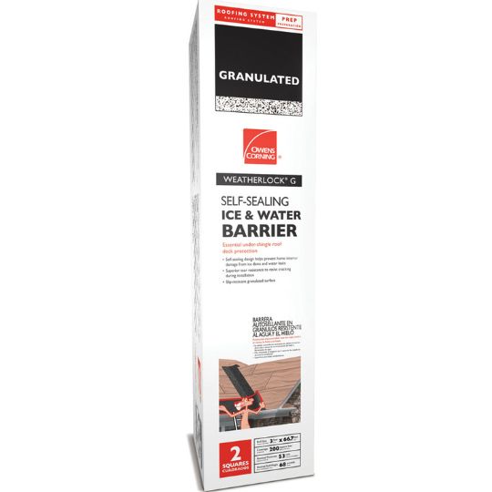 Owens Corning WeatherLock G Granulated Self Sealing Ice & Water Barrier - 1 Sq. Roll — OCFWLGR1