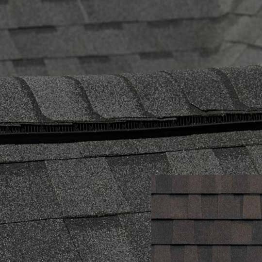 CertainTeed Roofing Shadow Ridge ClimateFlex Ridge Shingles — Hip & Ridge Shingles — CTRNGHRSHES