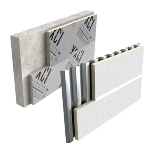 Hunter Panels 2" x 4' x 12' Xci 286 Grade-III (25 psi) Reinforced Foil Facer Polyiso Insulation