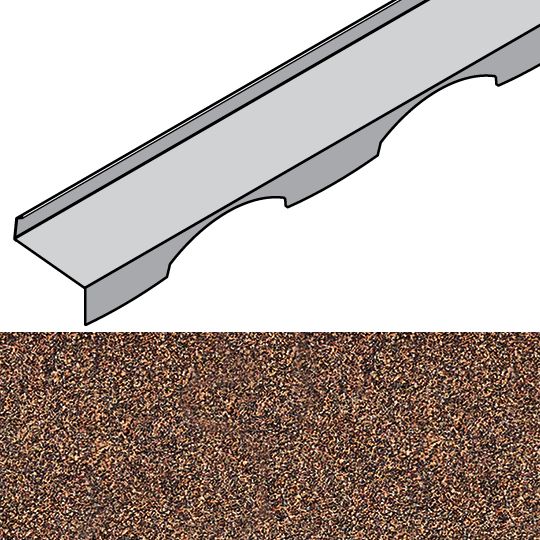 Unified Steel 3-3/4" x 79" Barrel-Vault Top Row — BORTRVB79BC