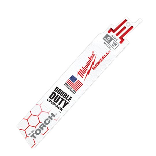 Milwaukee 6" 18 Tpi Sawzall Torch Blades - Package of 5
