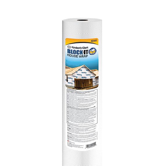 Wolf Home Products 5' x 100' Block-It House Wrap