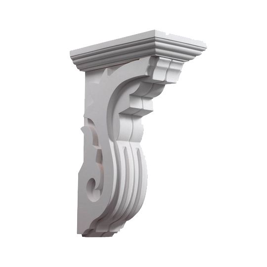 Fypon Molded Millwork 16-1/4" x 6" Ornate Corbel