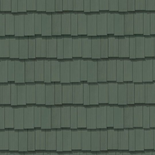 CertainTeed Siding Cedar Impressions Double 7" Staggered Perfection Polymer Shingle Siding - Cedar Grain Finish — CERCID7SGFO