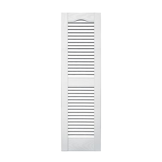 Mid-America Open Louver Quarter Round Arch Top for Standard Louver Shutters — MABATL14WH