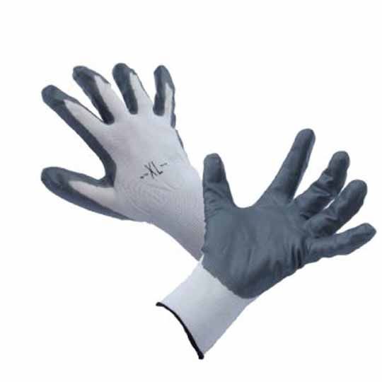 C&R Manufacturing Nylon and Nitrile Palm Gloves