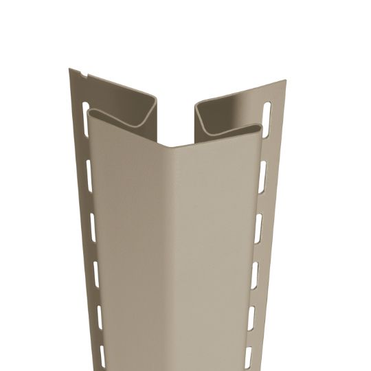 CertainTeed Siding Bay Window Cornerpost with 1-3/4" Face - Matte Finish — CERBWCPNC