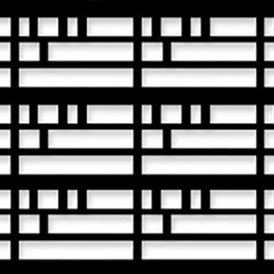Grid Accents 2' x 4' Decorative Plastic Lattice Panel - Wright — AVO62427