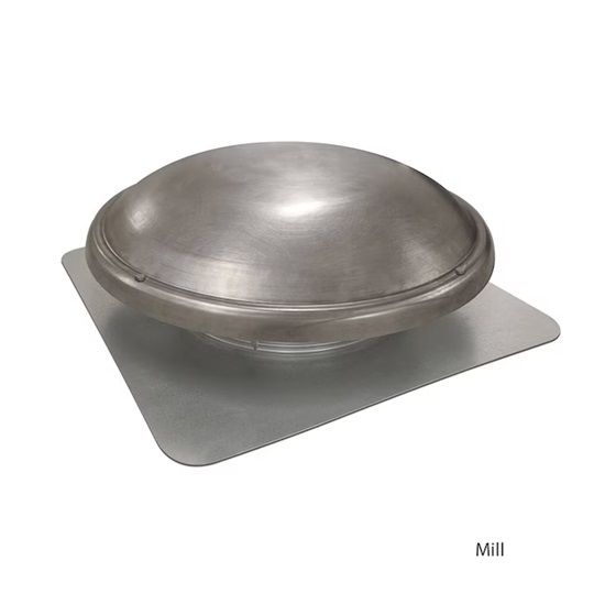 GAF MasterFlow Roof-Mounted Power Attic Vent with Humidistat/Thermostat - 1,250 Cfm — Ventilation and Drainage — GAFERV5HT