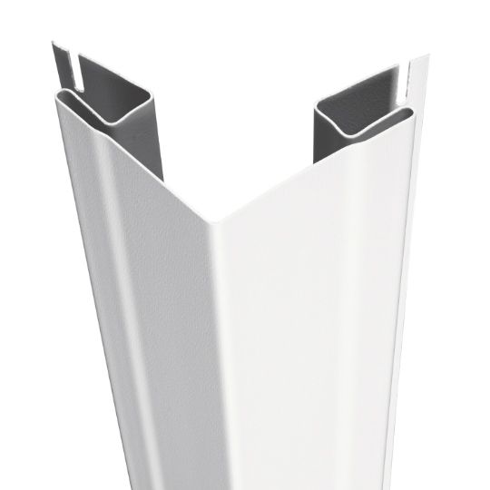 CertainTeed Siding 3/4" x 20' Outside Cornerpost with 3-1/3" Face - Woodgrain Finish