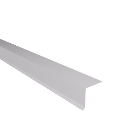 Able Sheet Metal 28 Gauge x 1" x 1-1/2" Nosing Grip — Flashings — ABMNOS11528WHT