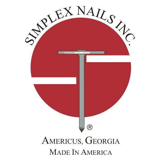Simplex Nails 2-1/2" Metal Cap Ring Shank - 50 Lbs.