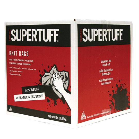 Trimaco Supertuff Wiping Cloths - 8 Lb. Box