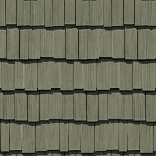 CertainTeed Siding Cedar Impressions Double 7" Staggered Perfection Polymer Shingle Siding - Cedar Grain Finish — CERCID7SGSP
