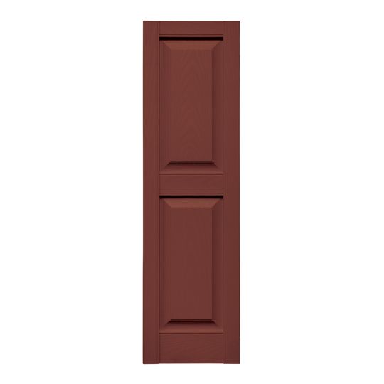 TRI-BUILT Standard Raised Panel Shutters (Pair) — TRI021247027