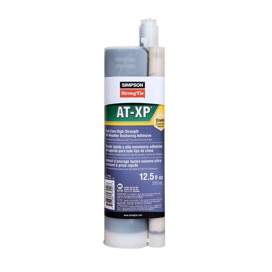 Simpson Strong-Tie At-xp Acrylic-Tie Adhesive with Nozzle - 12.5 Oz. Tube