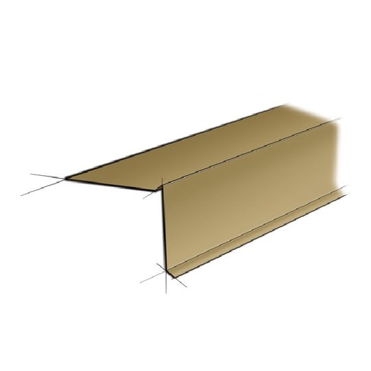 Quality Edge .019" x 3" x 10' TruPerformance Steel Gravel Stop — Flashings — QED3GSGALP019