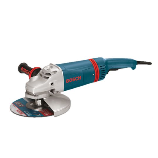 Bosch 9" 15 Amp Large Angle Grinder with Rat Tail Handle