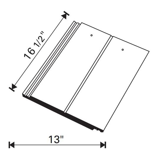Stoneworth Building Products Bristol Tile — Tile Roofing — SWOBR41000S