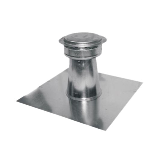 Able Sheet Metal 8" Galvanized Fan Jack - Regular Base Only
