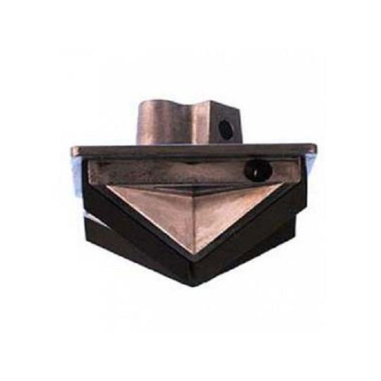 Malco 2" x 3" X-Style Die Gutter Outlet Punch Upgrade Kit