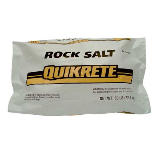 Quikrete Rock Salt - 50 Lb. Bag