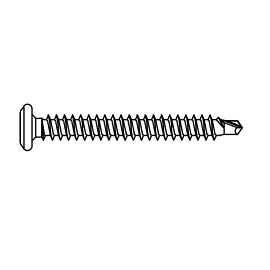 TruFast #14 x 2" Stainless Steel Hd Roofing Fasteners - Bucket of 1,000