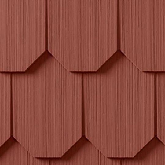 CertainTeed Siding Cedar Impressions Single 6-1/3" Polymer Octagon Edge Shingle Siding — CERCI6OCTAR